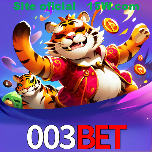 Imagem promocional da 003Bet mostrando a plataforma e suas vantagens